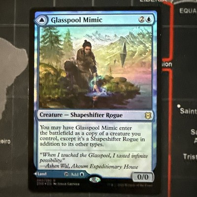 MTG - Glasspool Mimic   Glasspool Shore - Foil, Zendikar Rising Magic