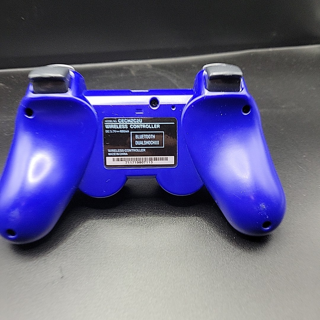 P3 Blue Wireless Bluetooth Controller for PS3 Sony PlayStation 3 Tested Works