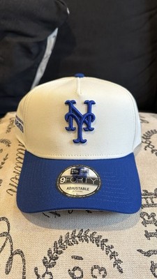 Meanwhile Back In Queens MBIQ Mets 9FORTY New Era Cream and Blue