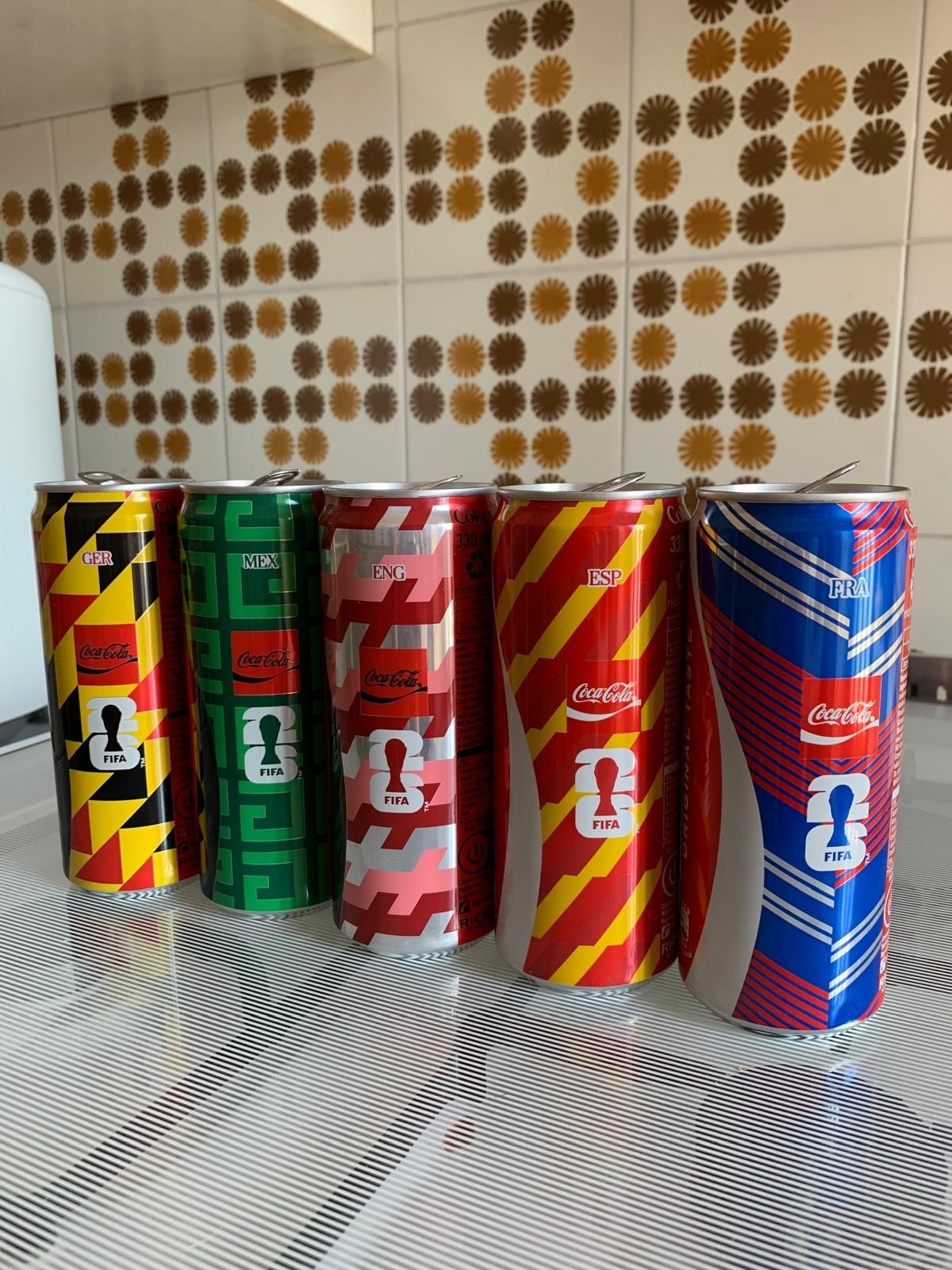 Lattine Coca Cola Mondiali 2026 (vuote)
