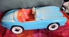 Vintage 1964 Barbie Mercedes Benz Car Teal & Orange Blow Mold Irwin Sports
