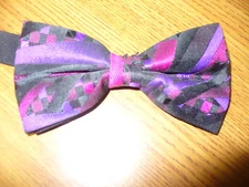 USED Bow Tie -  FUSCHIA/PURPLE Triston 88888