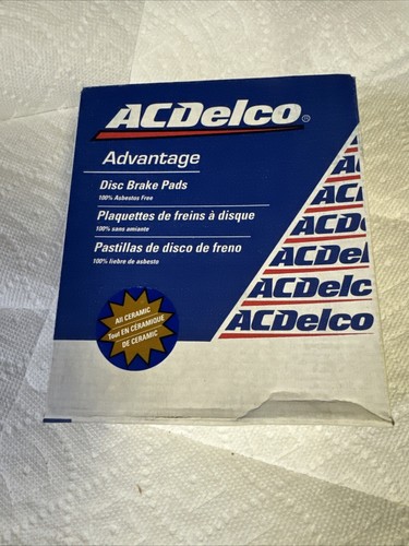 ACDelco Set Pastiglie Freno A Disco Ceramiche Anteriori 14D799CH – Vantaggio, Silenziose E Pronte All'Uso