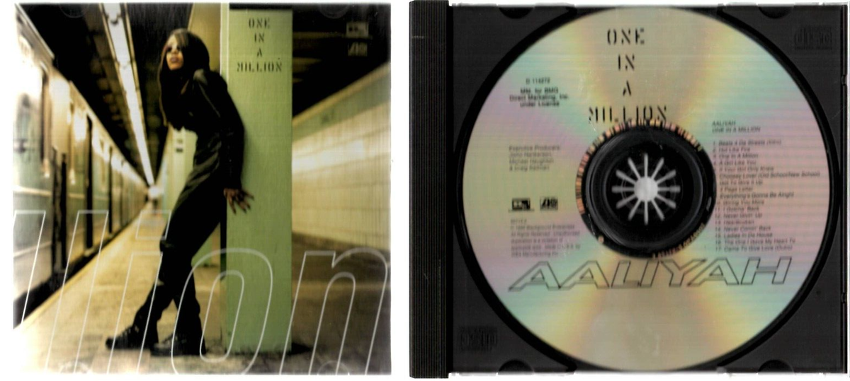 Aaliyah CD Atlantic Records, 1996, 92715-2, One in a Million ~ VG+