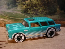 2025 HW GETAWAYS Design Exclusive CLASSIC '55 NOMAD➽blue;white➽LOOSE Hot Wheels
