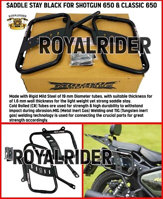 SATTELSTREBE SCHWARZ PASSEND FÜR ROYAL ENFIELD SHOTGUN 650 & CLASSIC 650