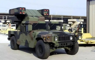Custom kit 1/18 Avenger Air Defense System for BBI power team HUMVEE unpainted