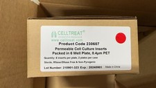 CELLTREAT Permeable Cell Culture Inserts, 6 Well Plate, 0.4 μm, sterile, 230607