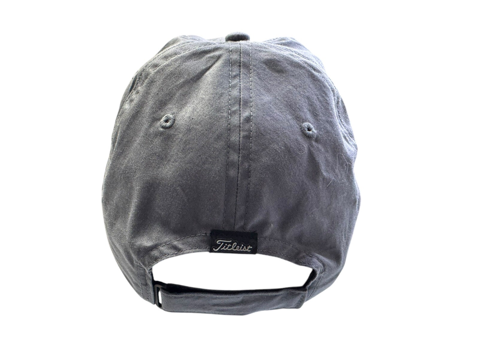 Titleist Gray Adjustable Baseball Cap EUC - image 4