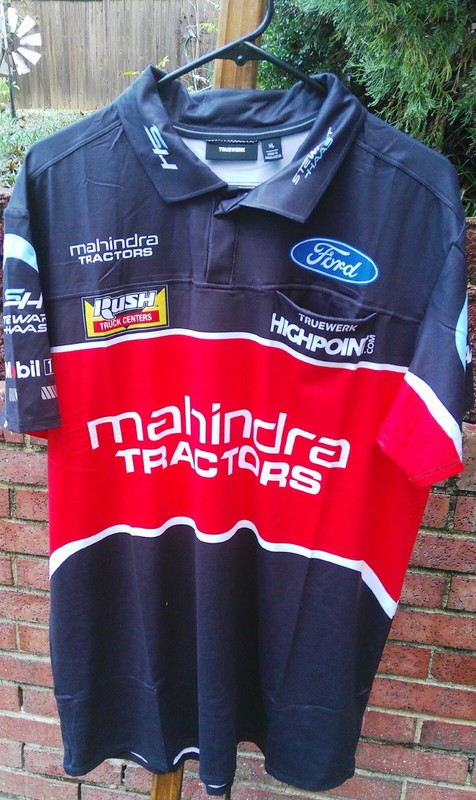 Chase Briscoe #14 MAHINDRA TRACTORS/Stewart-Haas '24 race day pit crew shirt- XL