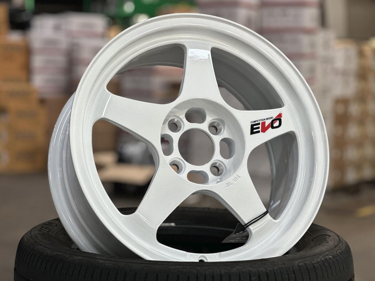 NEW 16x7J NK EVO Regamaster WHITE wheel 4x100 Fits HONDA TOYOTA