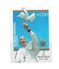 #75412 ARGENTINA 2025 S.S.POPE FRANCIS(FRANCISCO) IN MEMORIAL RELIGION MNH