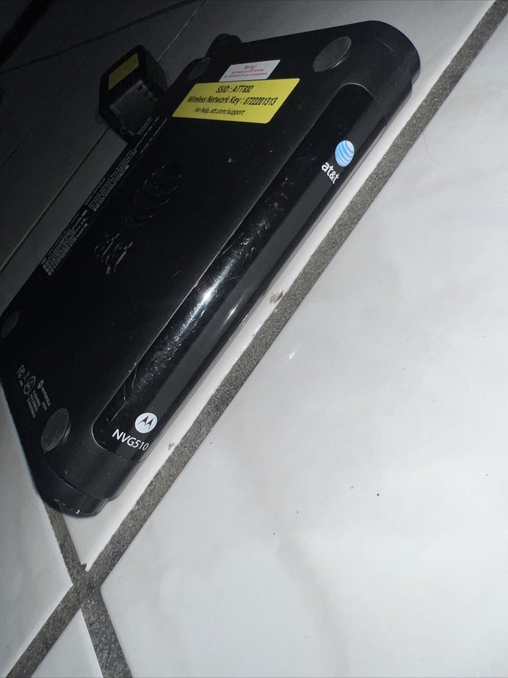 AT&T ARRIS NVG510 Gateway Router Broadband w/ Power Supply eBay