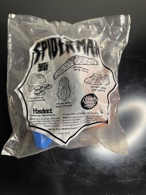 1999 Hardee's The Amazing Spider-Man disc launcher Toy mint in package