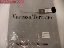 Varessa Terrano Selective Collection Men's Silver Turtleneck Sweater, S VT042-Y1