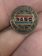 Vintage ABC League Championship 89-90 Bowling Lapel Pin