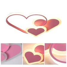 Heart Shape Ceiling Light LED Chandelier Pendant Lamp for Kids' Bedroom Decor