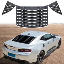 Rear & Side Window Louvers Windshield Sunshade Cover for Chevy Camaro 2010-2015
