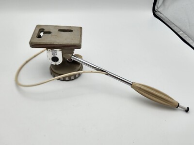 Vintage Linhof Pan/Tilt Tripod Head w/ Level, Shutter Cable Release Model  49?