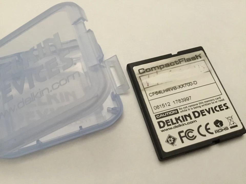 1pcs 64gb Delkin devices UDMA Compactflash memory card for DSLR CF NIKON CANON - Image 2 of 2