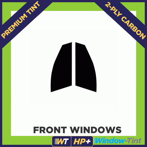 For Mercedes E Class 2-door Coupe 10-17 (C207) Carbon Pre Cut Window Tint Front - Picture 2 of 10