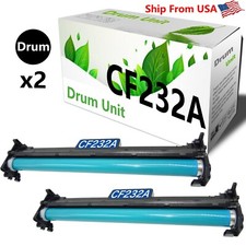 2-Pack CF232A Drum Unit 232A 32A work for Ultra MFP M230sdn M230fdw Printer