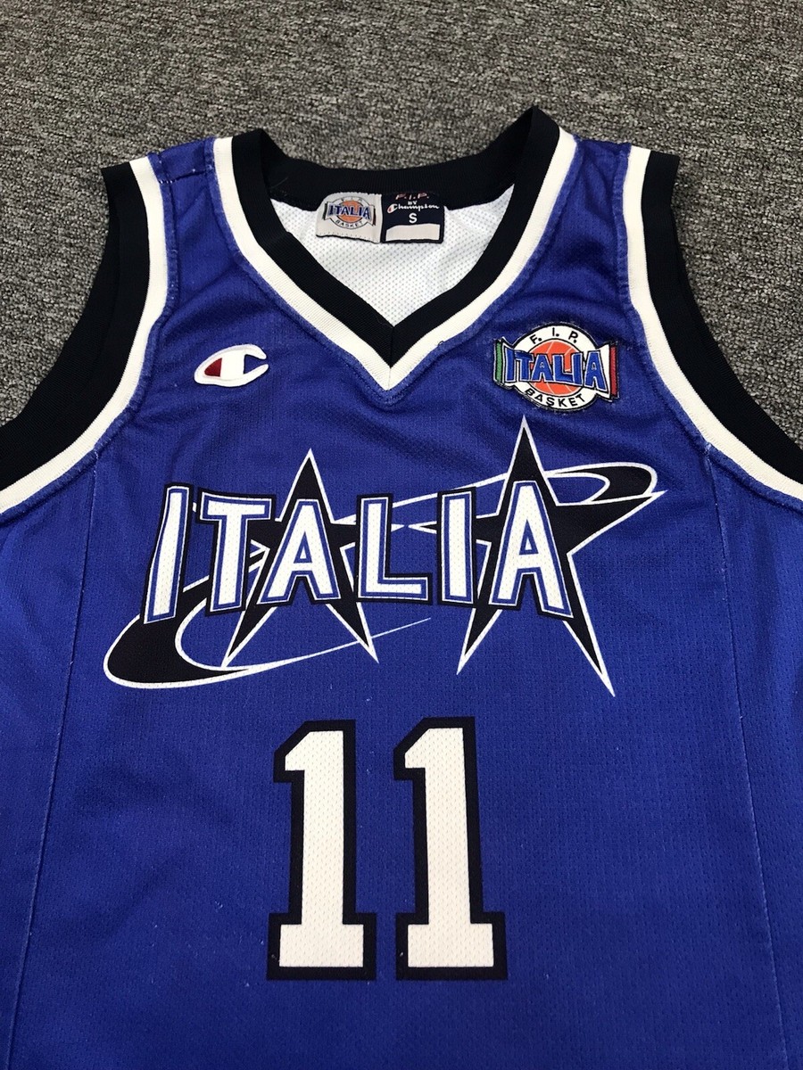 Italy 1999-2000 National Team FIP Basketball Champion Jersey