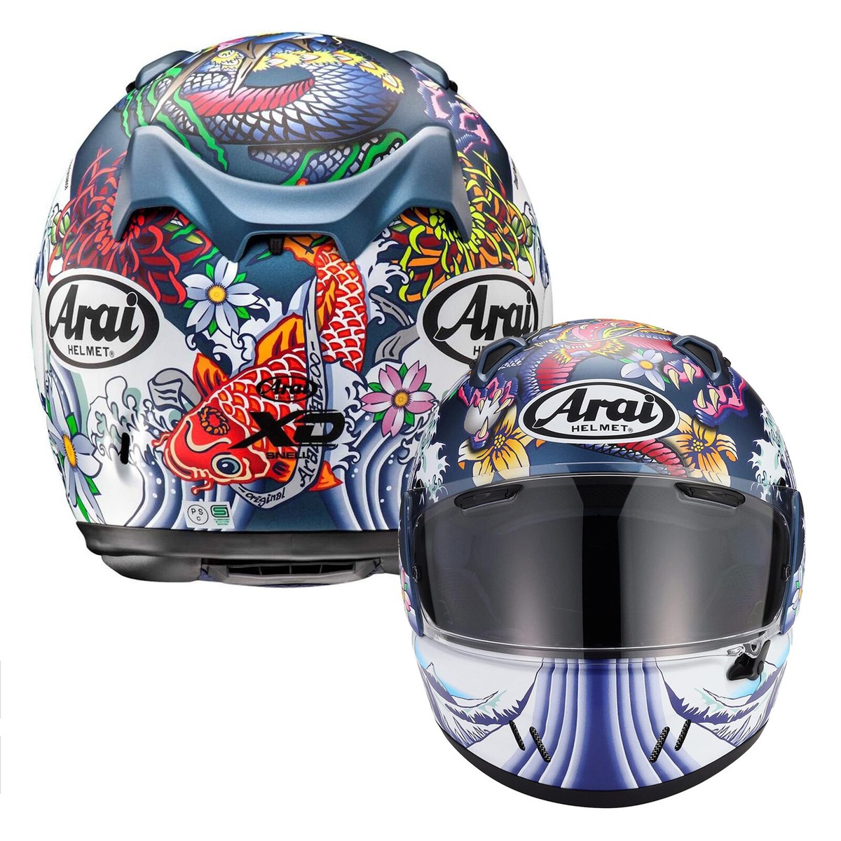 Arai Helmet Full Face XD ORIENTAL Blue 55-56 57-58 59-60 