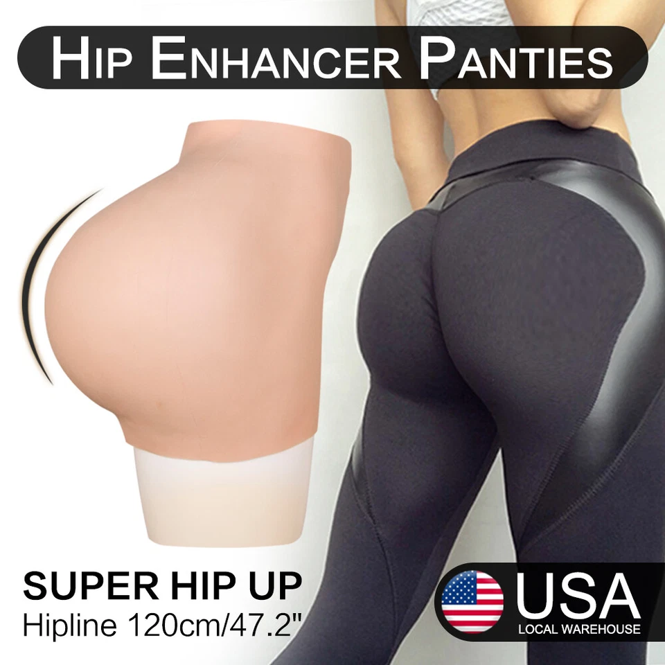 Bragas travesti de silicona transgénero cintura alta potenciador engrosar cadera  Foto 2 de 4