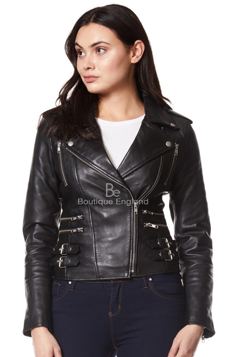 Leather Jacket New Look Ladies Lightweight Jackets 'MYSTIQUE