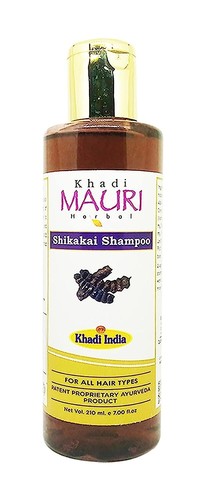 Khadi Mauri Shikakai Shampoo - Pack of 1 (210 ml) free shipping