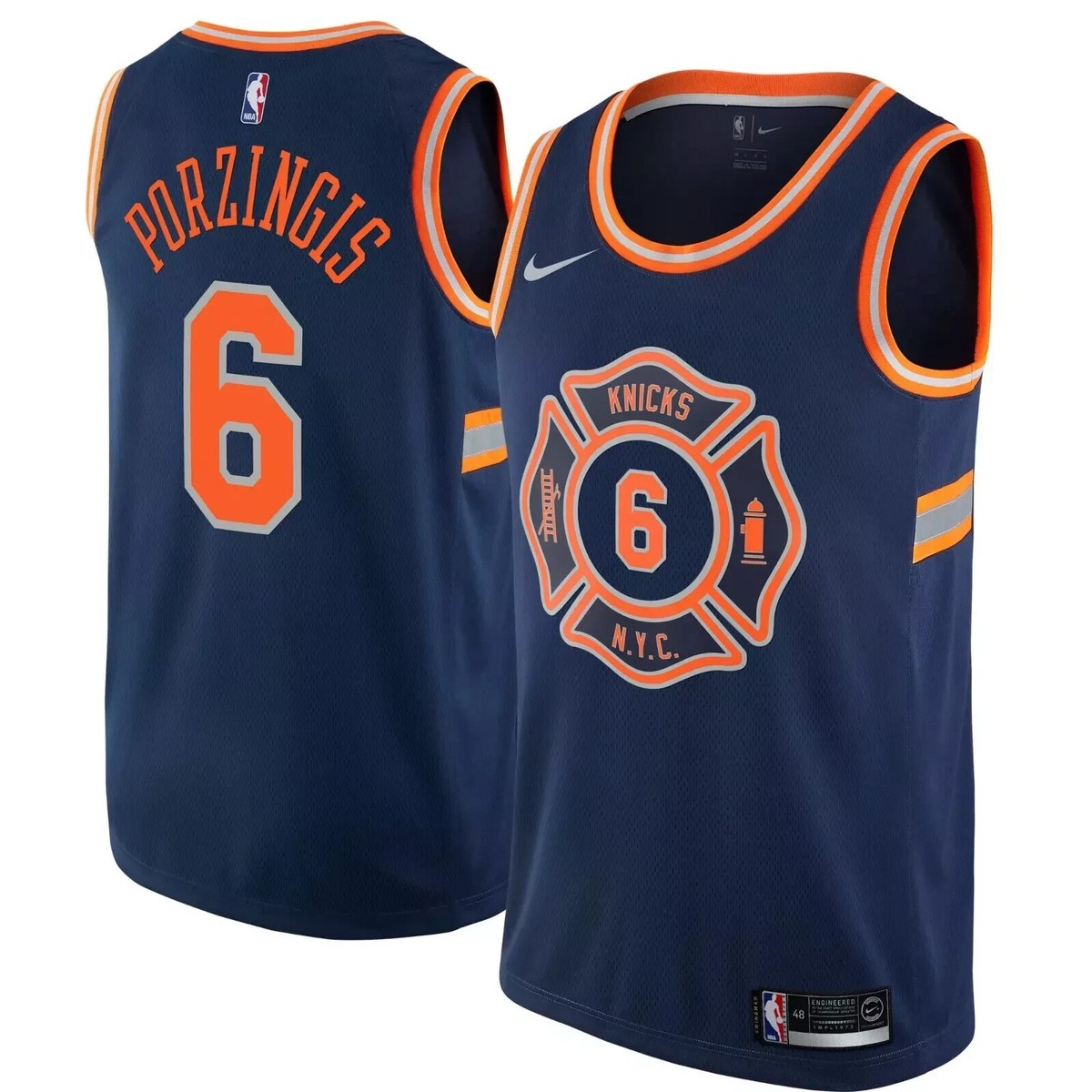 Kristaps Porzingis New York Knicks Nike City Edition