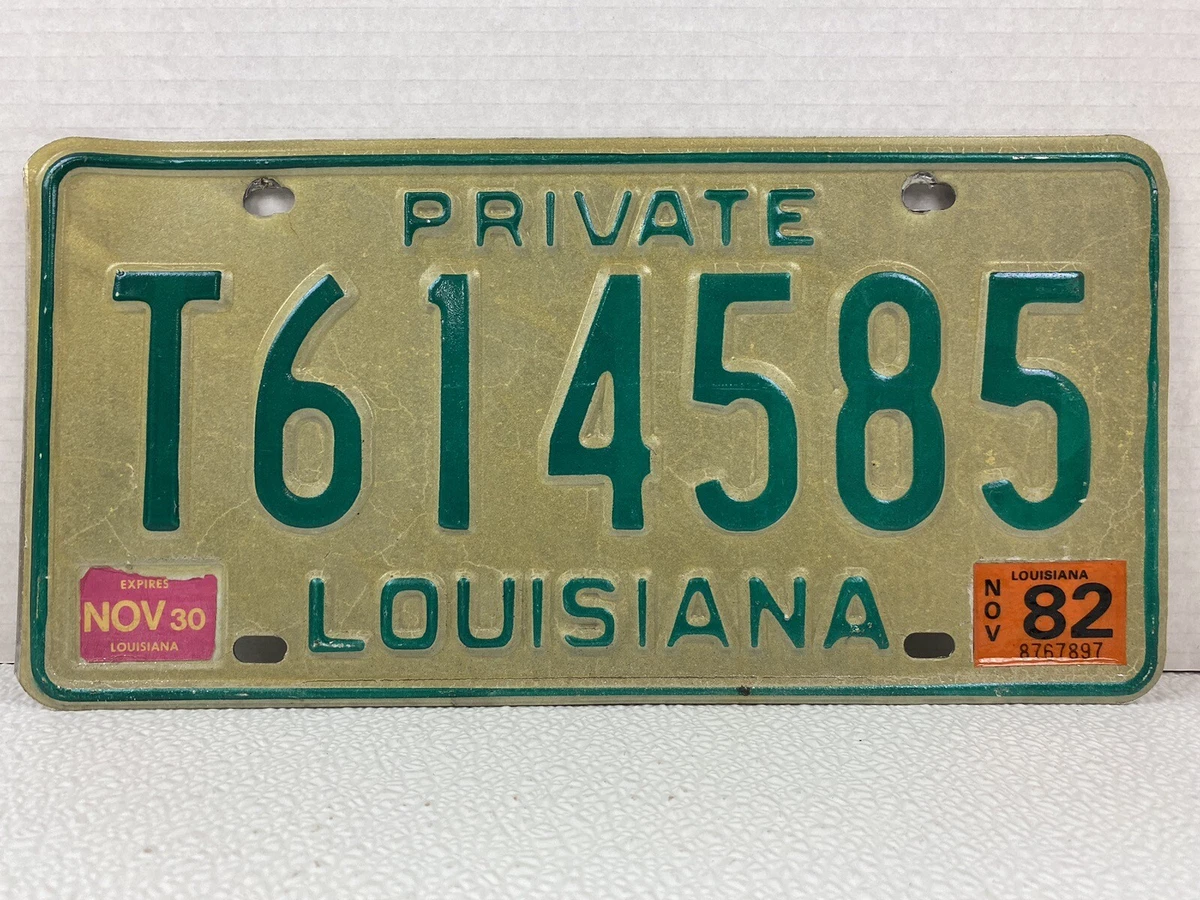 Private sale license plate