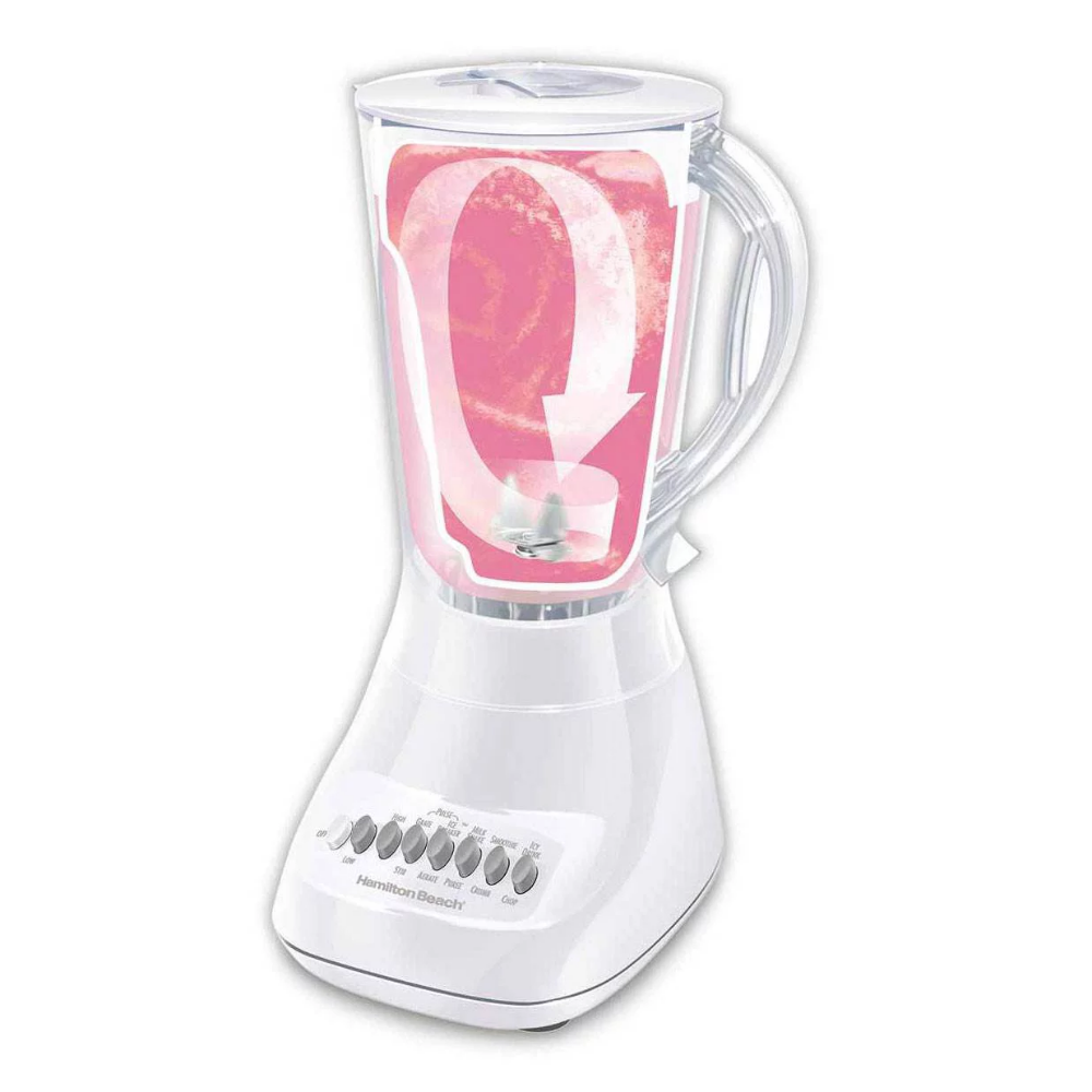 White Hamilton Beach 50166 Smoothie 56 Ounce 10 Speed Counte