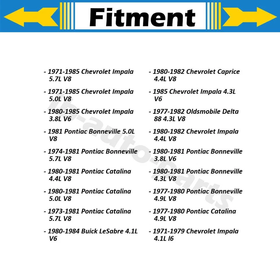 Tambor de freno trasero DuraGo 2X para Chevrolet Bel Air Caprice Foto 3 de 4