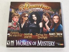 Amazing Hidden Objects Games. Women Of Mystery. PC DVD-ROM Software. NEW.