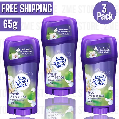 Lady Speed Stick Orchard Blossom Stick 48H Deodorant Antiperspirant 65g (3 Pack)