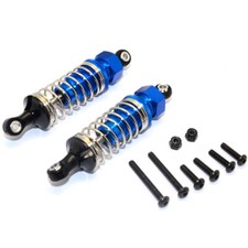 NEW GPM Alum Front Adj Spring Damper 70mm Blue Tamiya TT-02B FREE US SHIP