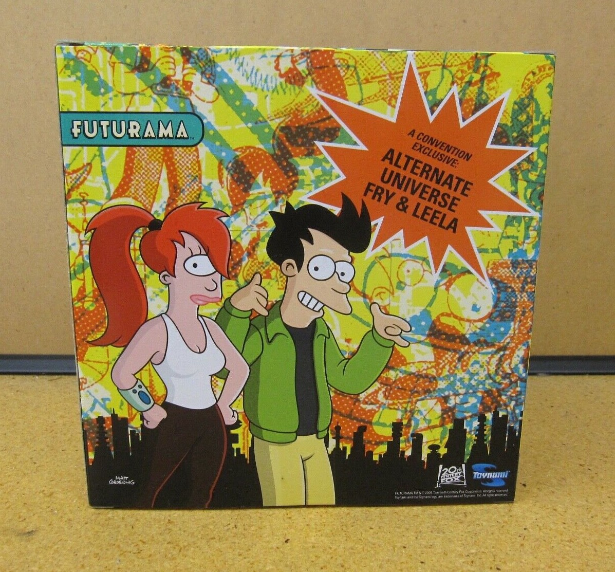 Futurama Alternate Universe Fry & Leela - Limited Edition SDCC