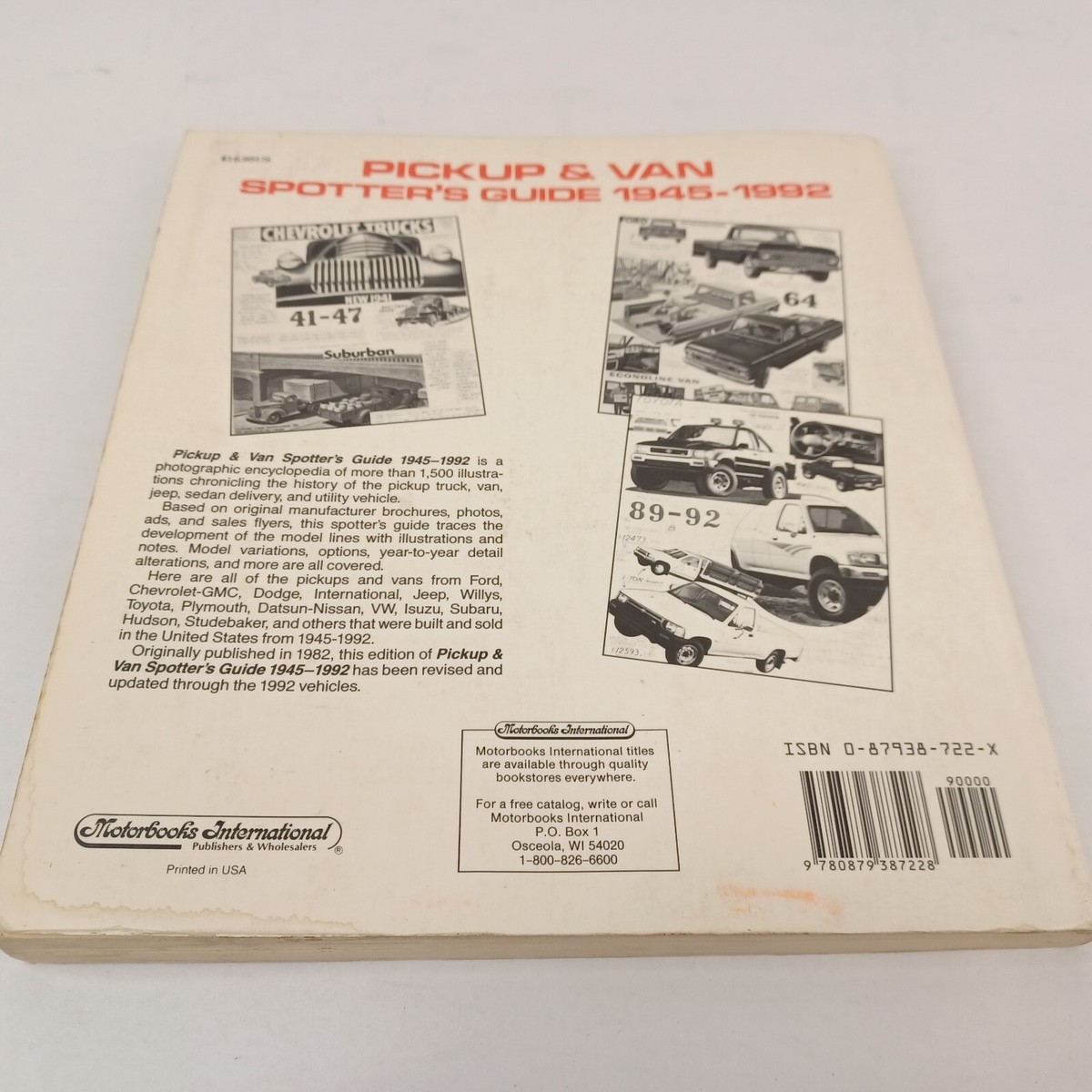 アクセサリー Pickup and Van Spotter's Guide 1945-1992 Pickup and Van Spotter's Guide 1945-1992 by Burness | eBay