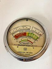 VINTAGE 1930 METER BATTERY TESTER WILLARD BATTERY Co. NICE GRAPHICS .