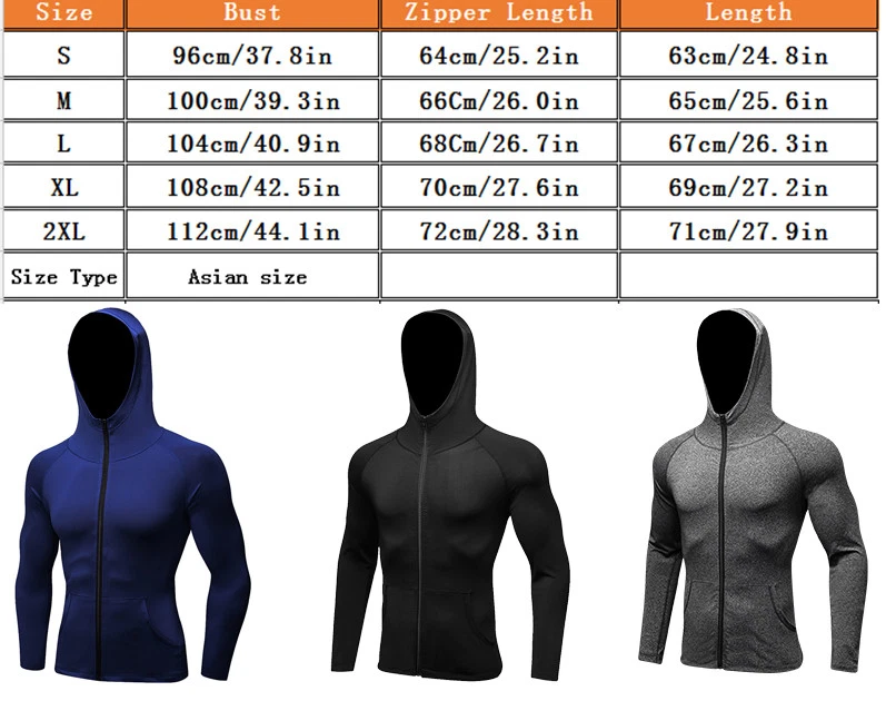 Mens compression clearance hoodie