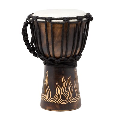 Handcrafted Djembe Drums  Carved Flamme Collection 10'' 12'' 16'' 20'' 24'' height