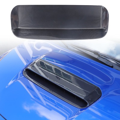 Real Carbon Fiber Hood Scoop Vent Bonnet Cover For Subaru WRX 2022+