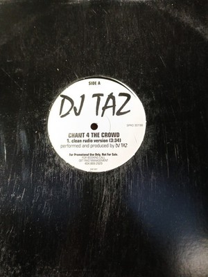 DJ Taz Chant 4 The Crowd 12'' Single Sealed PROMO SPRO-301 1997