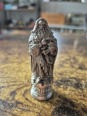 Danbury Mint Royal Selangor Camelot Zinn Schachfigur - Bischof - Merlin - weiß