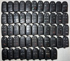 Lot Of 53 Dodgejeepchyslerramfiat Oem Smart Key Fob Remotes Worn