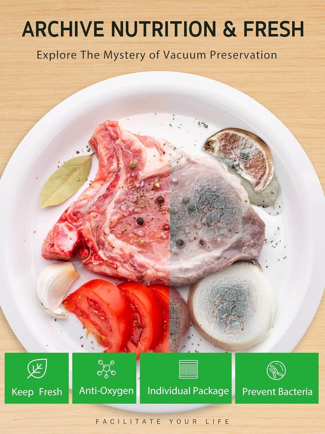 100 GALLON 11x16 Bags Food Magic Seal 4 Mil for Vacuum Food Storage Sealer Bags