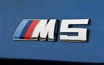 Original BMW M5 emblem lettering chrome self-adhesive 51148060400 New