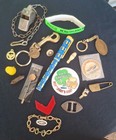 Junk Drawer Lot☆Whistle/Heinz/Advertising/Jewelry/Keychains☆Crafts/Parts/Repair — photo 1
